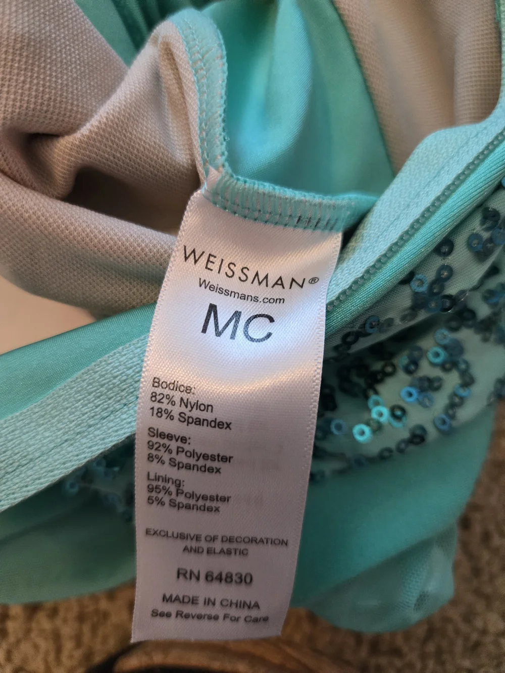 Weissman teal long